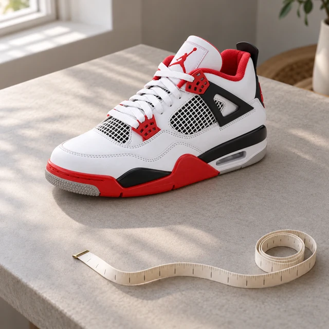 Sneaker sizing and fit details